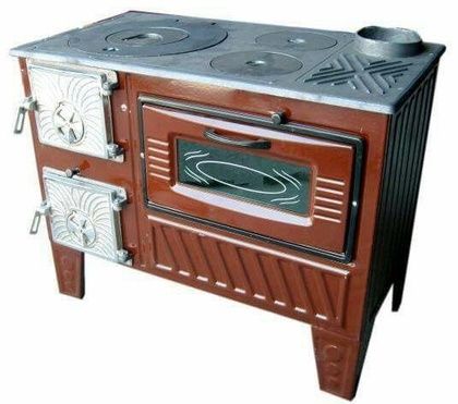 Отопительно-варочная печь МастерПечь ПВ-03 с духовым шкафом, 7.5 кВт в Мытищах