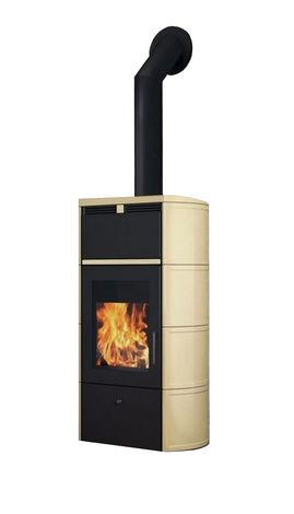 Печь-камин Edilkamin Flamma 24 kw V.A. Pergamena с Т/О в Мытищах