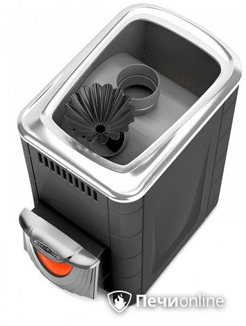 Дровяная банная печь TMF Ангара 2012 Inox ДНС КТК ЗК антрацит в Мытищах