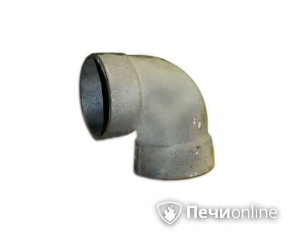 Дымоход Гефест Отвод 90° чугун D130 в Мытищах